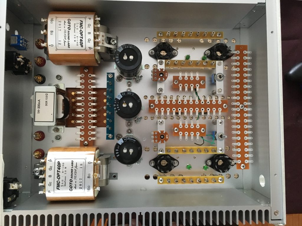 自作　EL-34PP (3結） 全段差動アンプ　